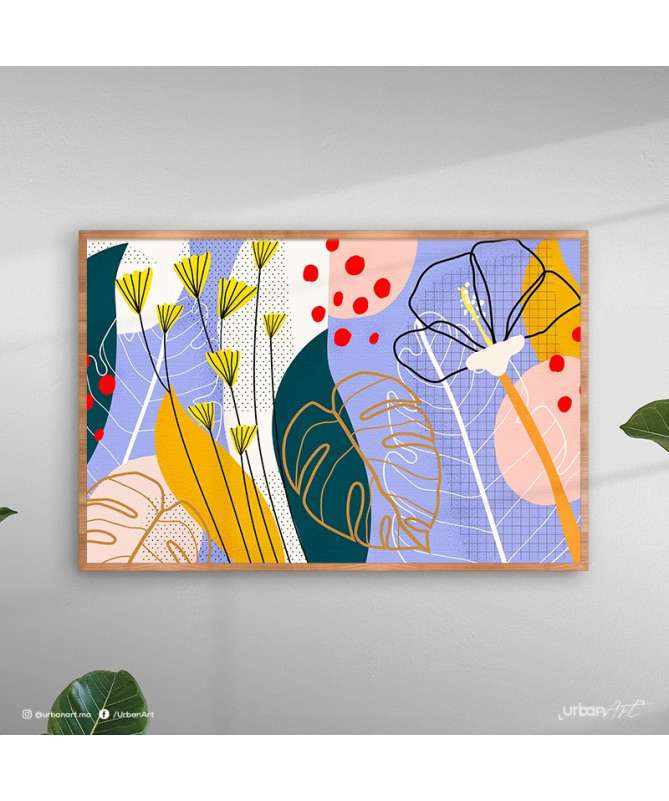 Tableau moderne Fleurs