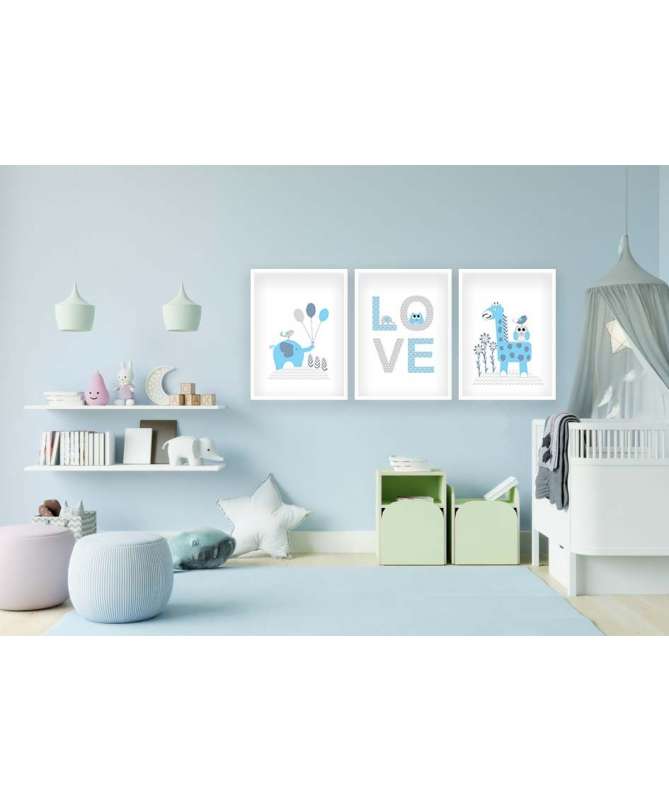 Set Poster Blue Love