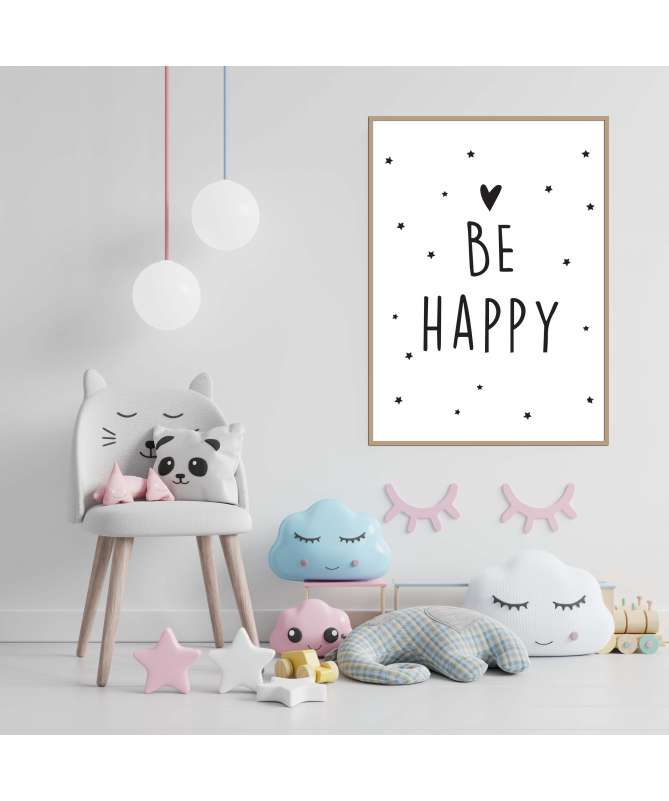 Poster Be happy