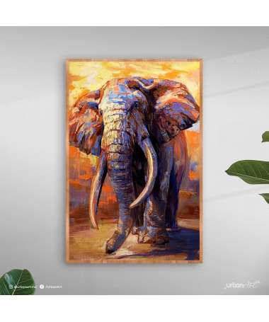 Tableau décoratif Portrait D'éléphant