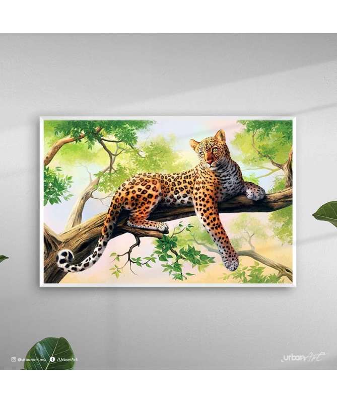 Tableau Sur Toile Léopard - Animaux Sauvages - Nature Decoration