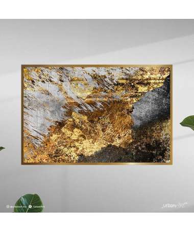 Tableau Golden Abstract