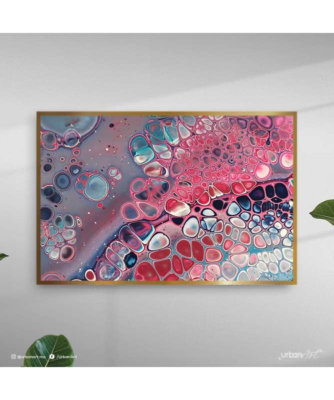 Tableau Abstrait Bubble aquarelle