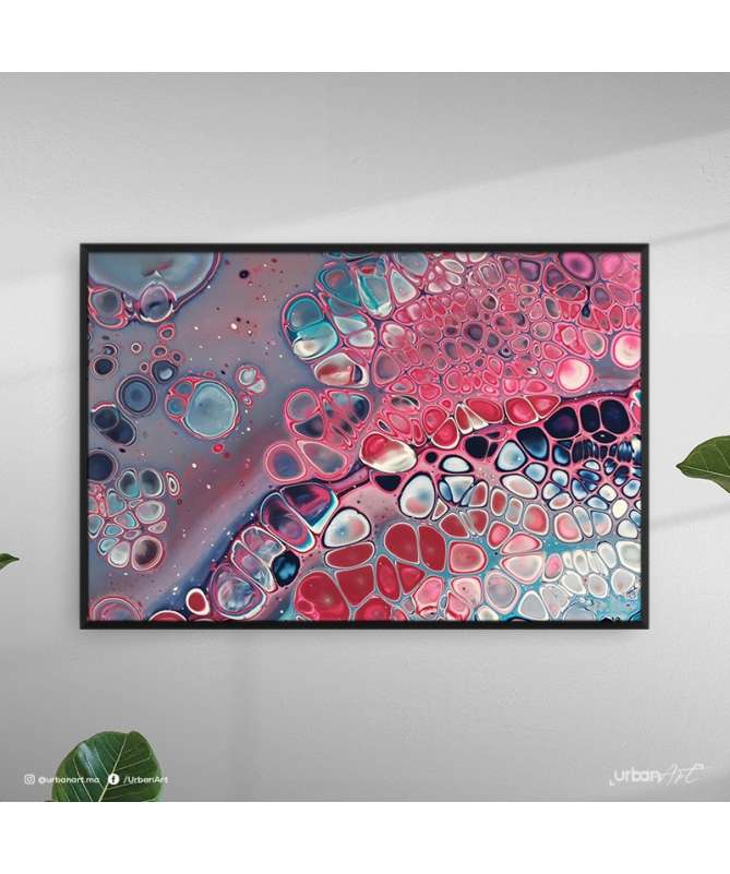 Tableau Abstrait Bubble aquarelle