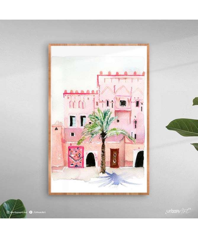 Tableau décoratif architecture marocaine