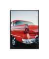 Poster Vintage Voiture rouge