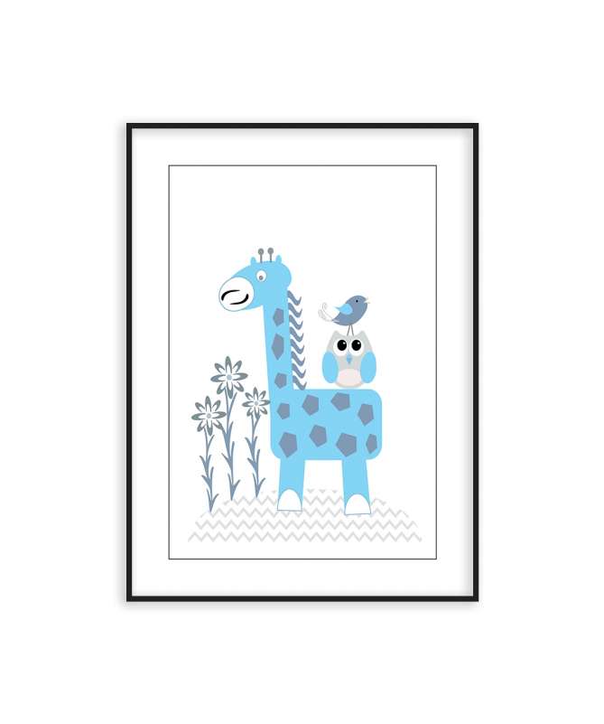Poster petite girafe