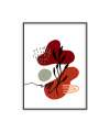 Poster silhouette herbe et nuage