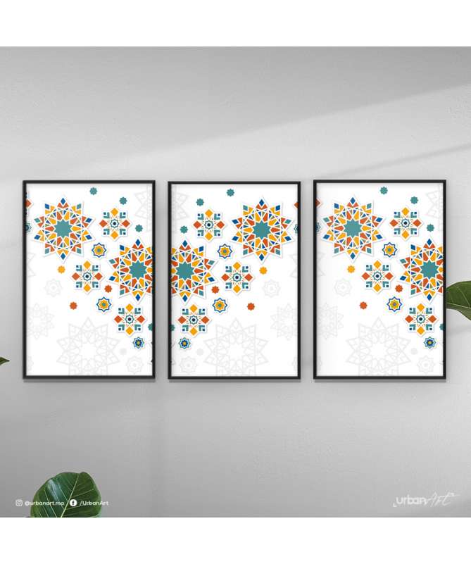 Tableaux décoratifs - Tableau décoratif Energy - Diptyque sur toile  encadrés Maroc