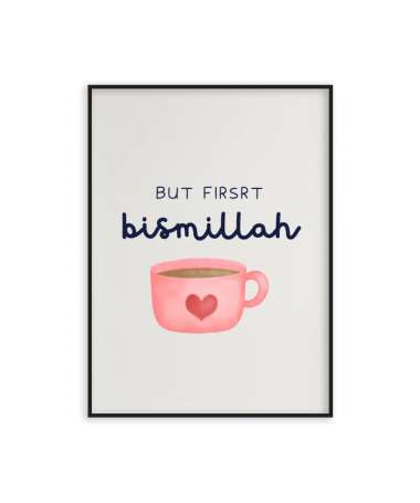 Poster but first bismillah