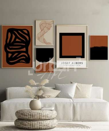 Set Poster Terracotta and Neutral