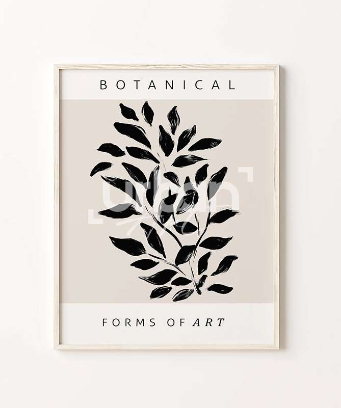 Set Poster Botanical forms of art