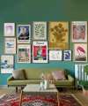 Set Poster Eclectic gallery wall art