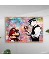 Tableau décoratif Super Mario and Policeman