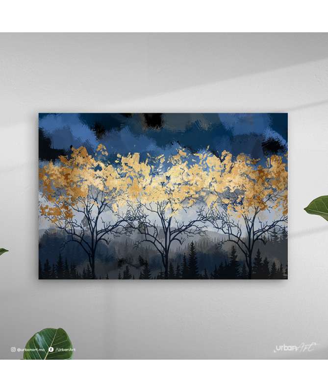 Tableau moderne Night Forest