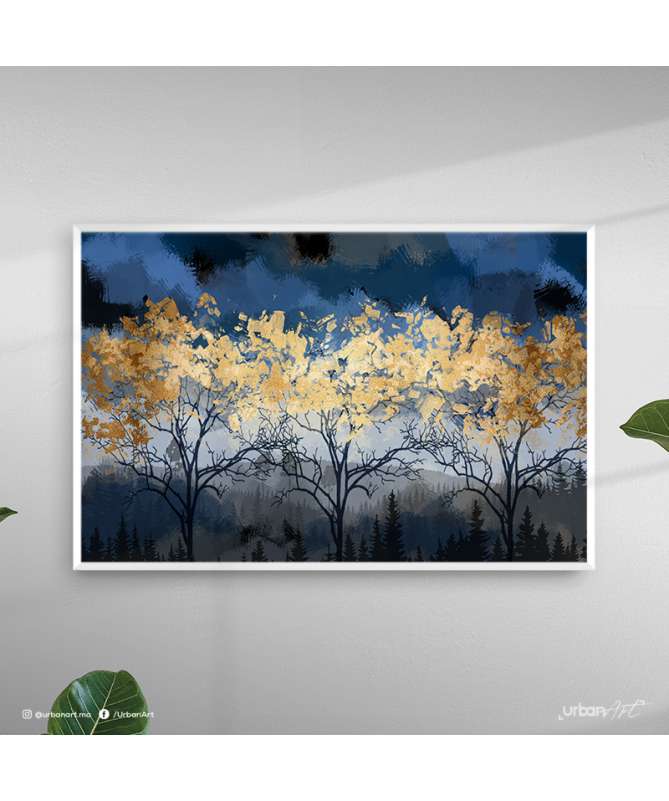 Tableau moderne Night Forest