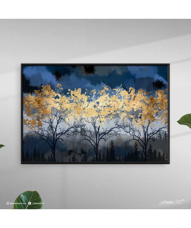 Tableau moderne Night Forest