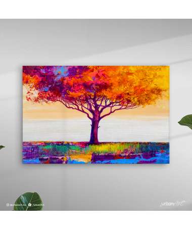 Tableau décoratif -  Abstract Colorful Tree