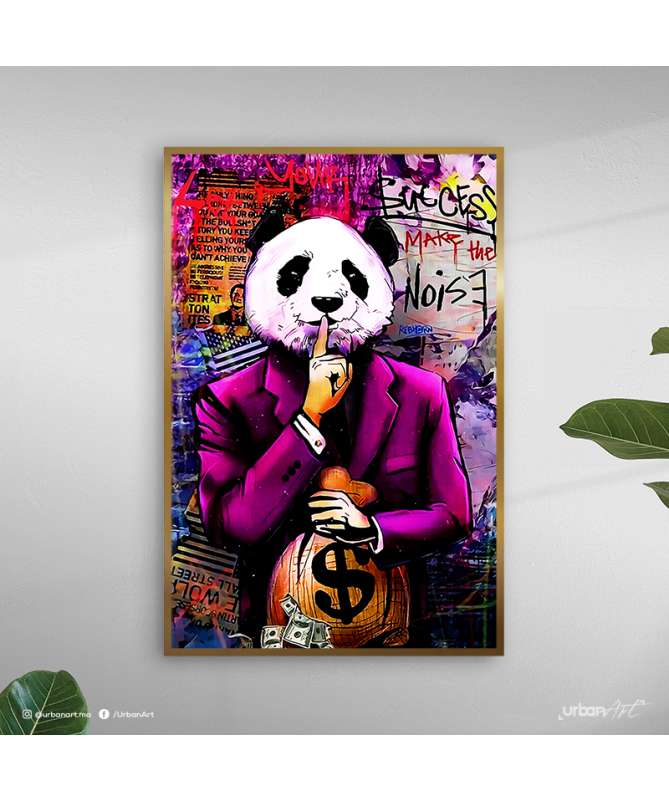 Tableau décoratif Panda Man