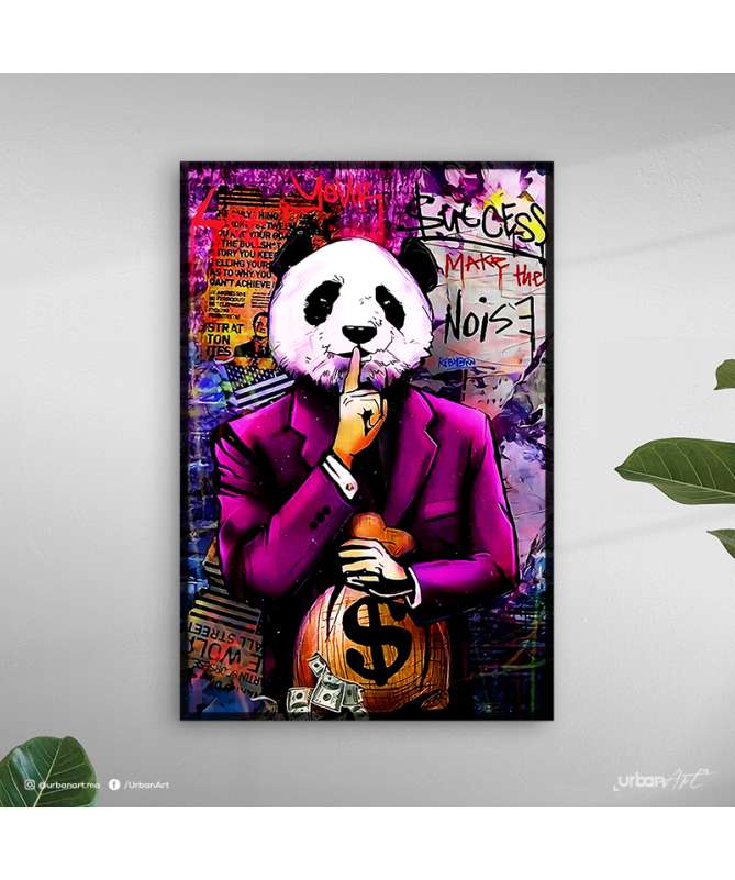 Tableau décoratif Panda Man