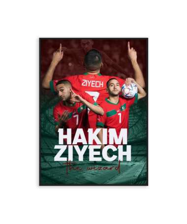 Poster Ziyech the wizard