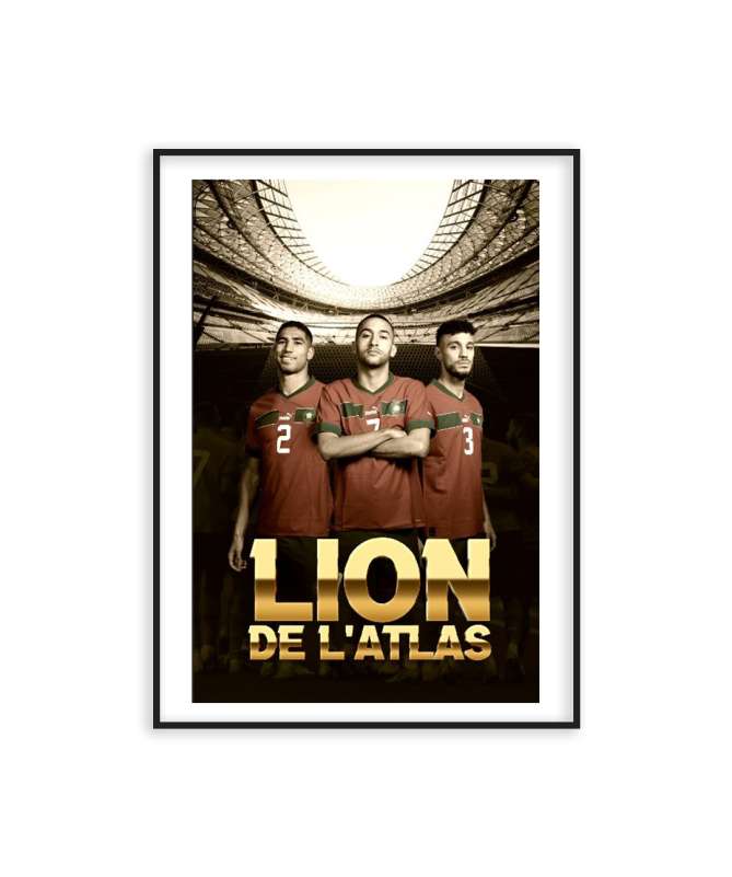 Poster Lion d'atlas