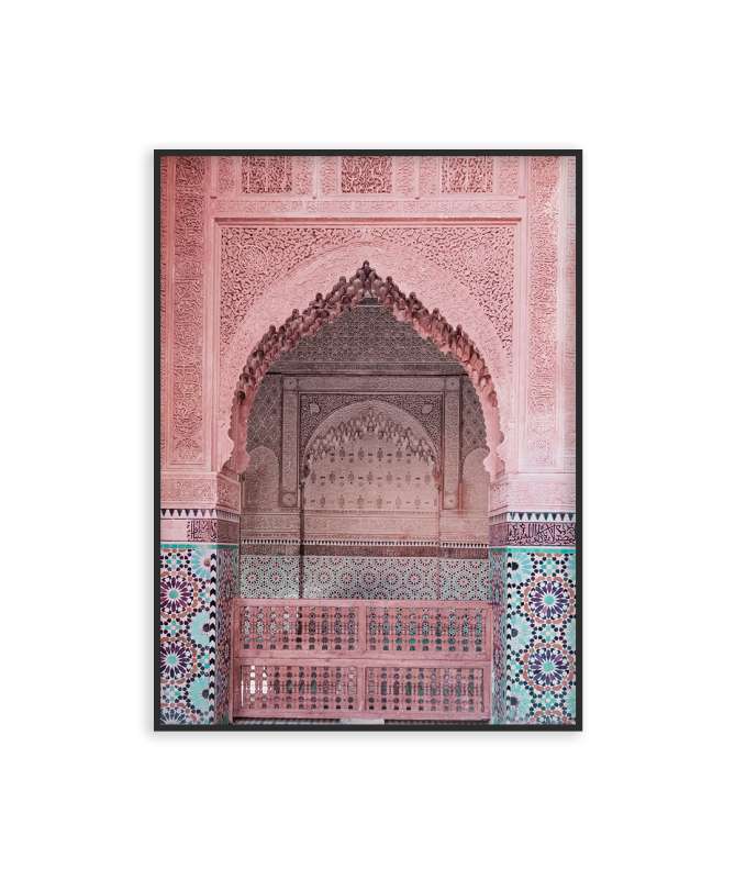 Poster Temple de Marrakech