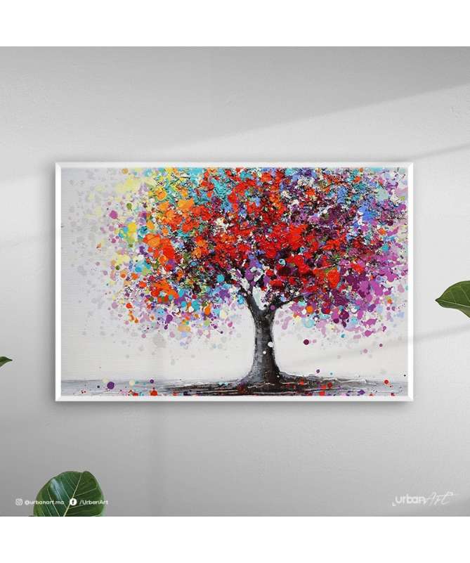 Tableau décoratif Arbre Coloré