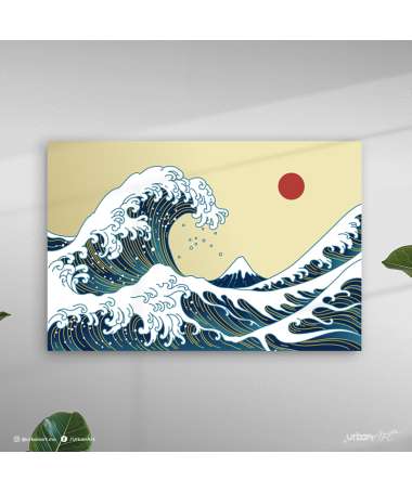 Tableau décoratif - Océan de Kanagawa
