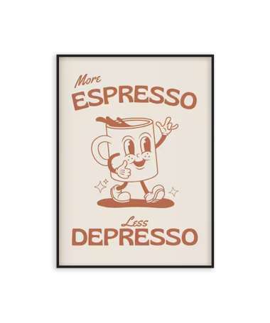 Poster Rétro Espresso