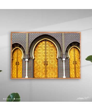 Tableau Moroccan Door