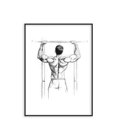 Poster Pull-Up Gym