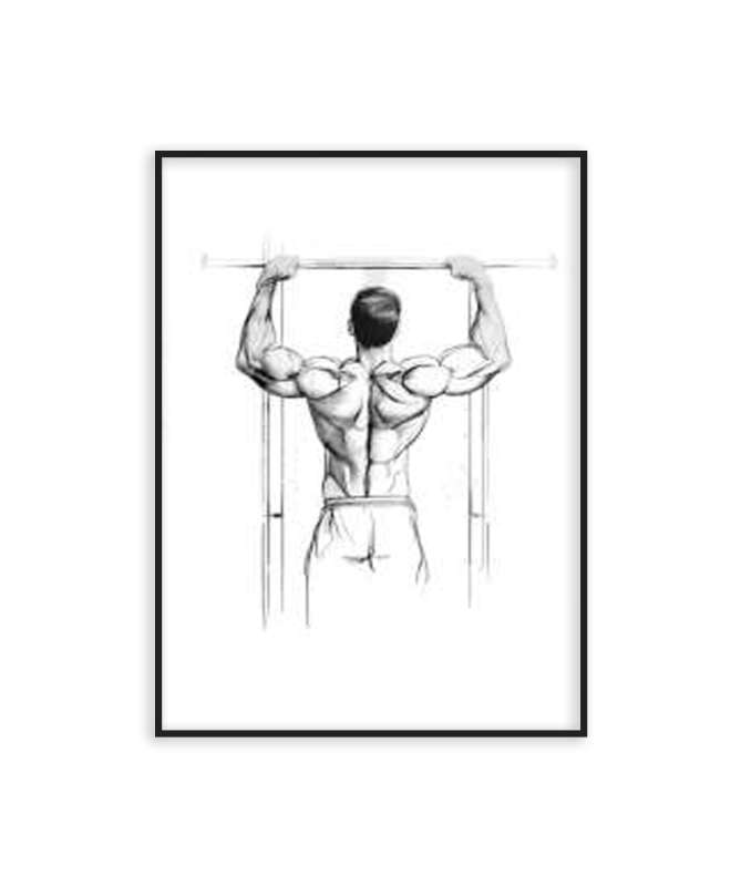 Poster Pull-Up Gym
