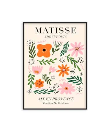 Poster Flower Matisse