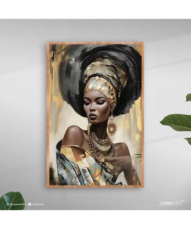 Tableau moderne Femme Africaine