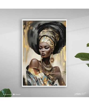 Tableau moderne Femme Africaine