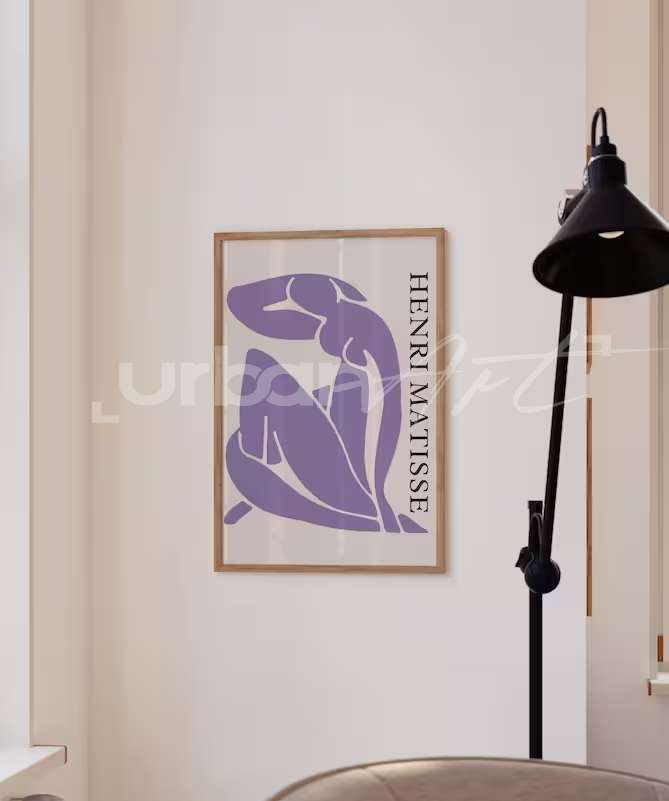 Set Poster 6 Purple Matisse