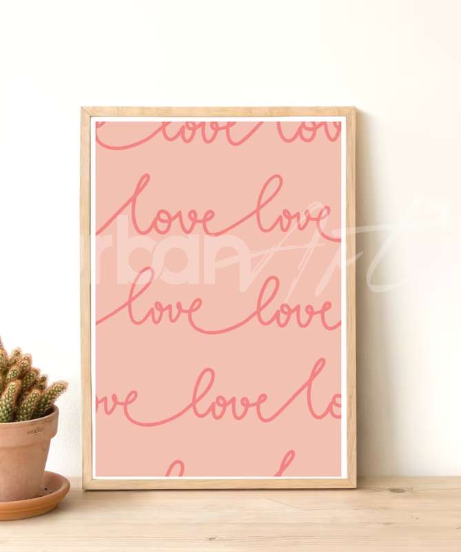 Set Poster Galentines Day Cadeaux