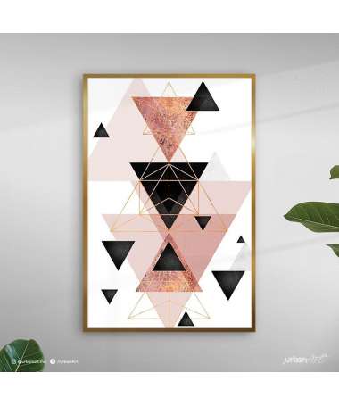 Tableau décoratif Géométrique Triangles