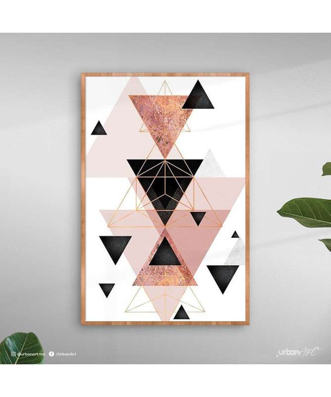 Tableau décoratif Géométrique Triangles