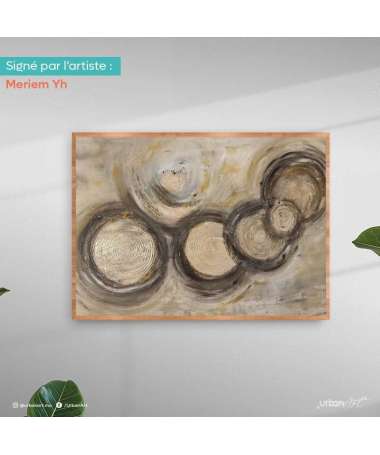 Tableaux Acrylique Cercles Infernal