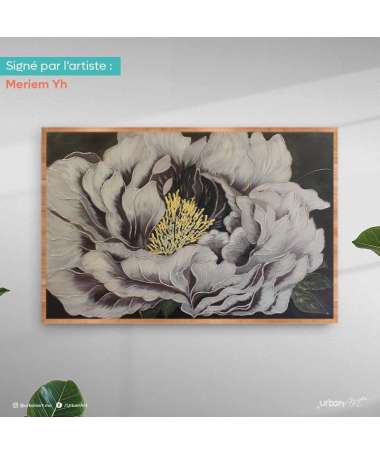 Tableaux Acrylique painting fleur