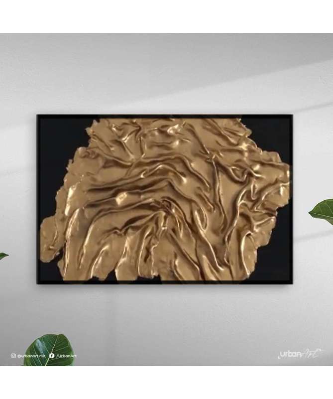 Tableau Drapé Art Golden