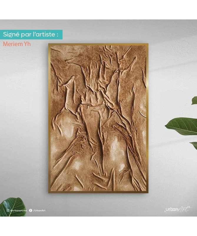 Tableau Drapé Art Brown