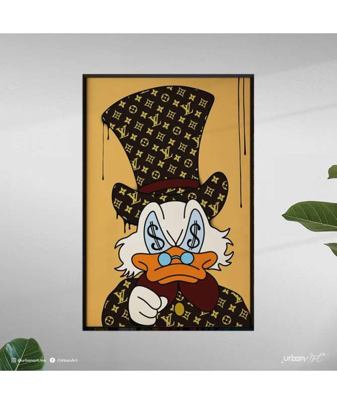 Tableau décoratif Donald Duck  Argent