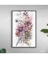 Tableau décoratif Fleurs à l'aquarelle