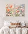 Set Poster Vintage Floral Wall