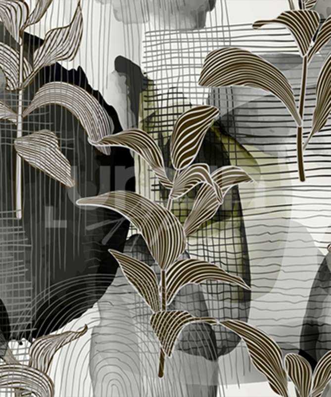 Papier peint Palm Tropical Leaves