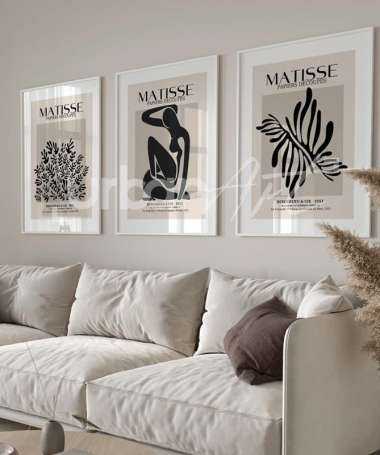 Set de  Poster- Ensemble de 3 Henri Matisse