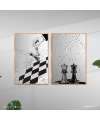 Tableau Moderne Chess Prints Gallery Wall